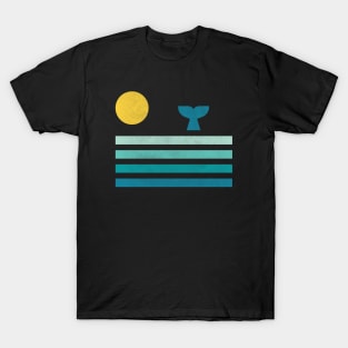 Deep Blue Sea-Sun And A Whale T-Shirt